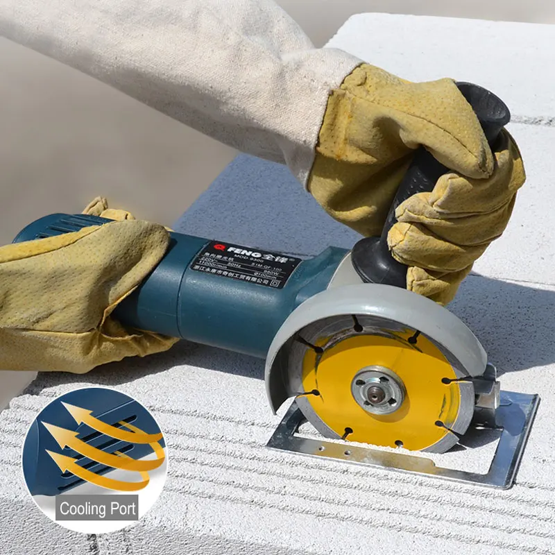 

Variable Speed Angle Grinder 9500 r/min Electric Grinder Machine Woods Steel Power Tool for Grinding Cutting Metal Removal