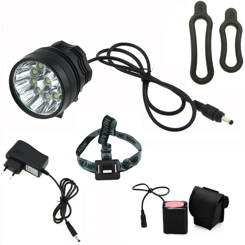 Perfect 2 in 1 20000LM 11 x Cree XM-L T6 LED Rechargeable Bicycle Light Cycling Bike Headlight Headlamp + 18650 Battery Pack + Charger 0 Perfect 2 in 1 20000LM 11 x Cree XM-L T6 LED Rechargeable Bicycle Light Cycling Bike Headlight Headlamp + 18650 Battery Pack + Charger 0