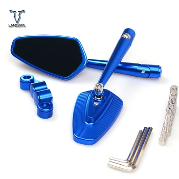 

Universal 8mm 10mm Aluminum CNC Motorcycle Rearview Side Miror Moto Mirror For Honda cbr 650f cbr650f cbr 650 f /cb650f cb 650f