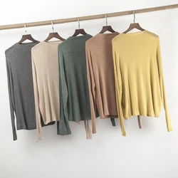 Latin Dance Autumn Winter Top T-shirt Loose Classical dance long Bat sleeve jazz dance wear costumes Yoga Ginger yellow&Bean red Latin Dance Autumn Winter Top T-shirt Loose Classical dance long Bat sleeve jazz dance wear costumes Yoga Ginger yellow&Bean red