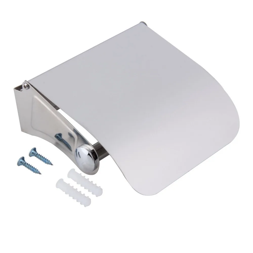

New Wall Mounted Toilet Roll Holder Bathroom Accessory Toilet Roll Dispenser