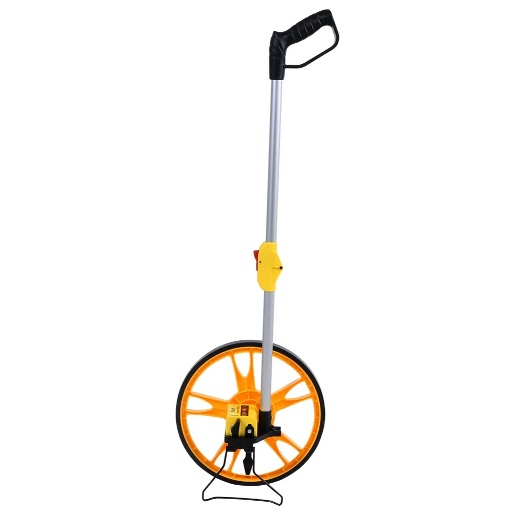 

Foldable Mechanical Distance Measuring Wheel Measure Road Land Builders Workers foldable distance measuring wheel