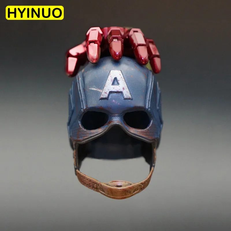 

1/6 Scale The Avengers Captain America Steven Rogers Helmet Not Wearable Head Sculpt Headplay for 12" Action Figure Body