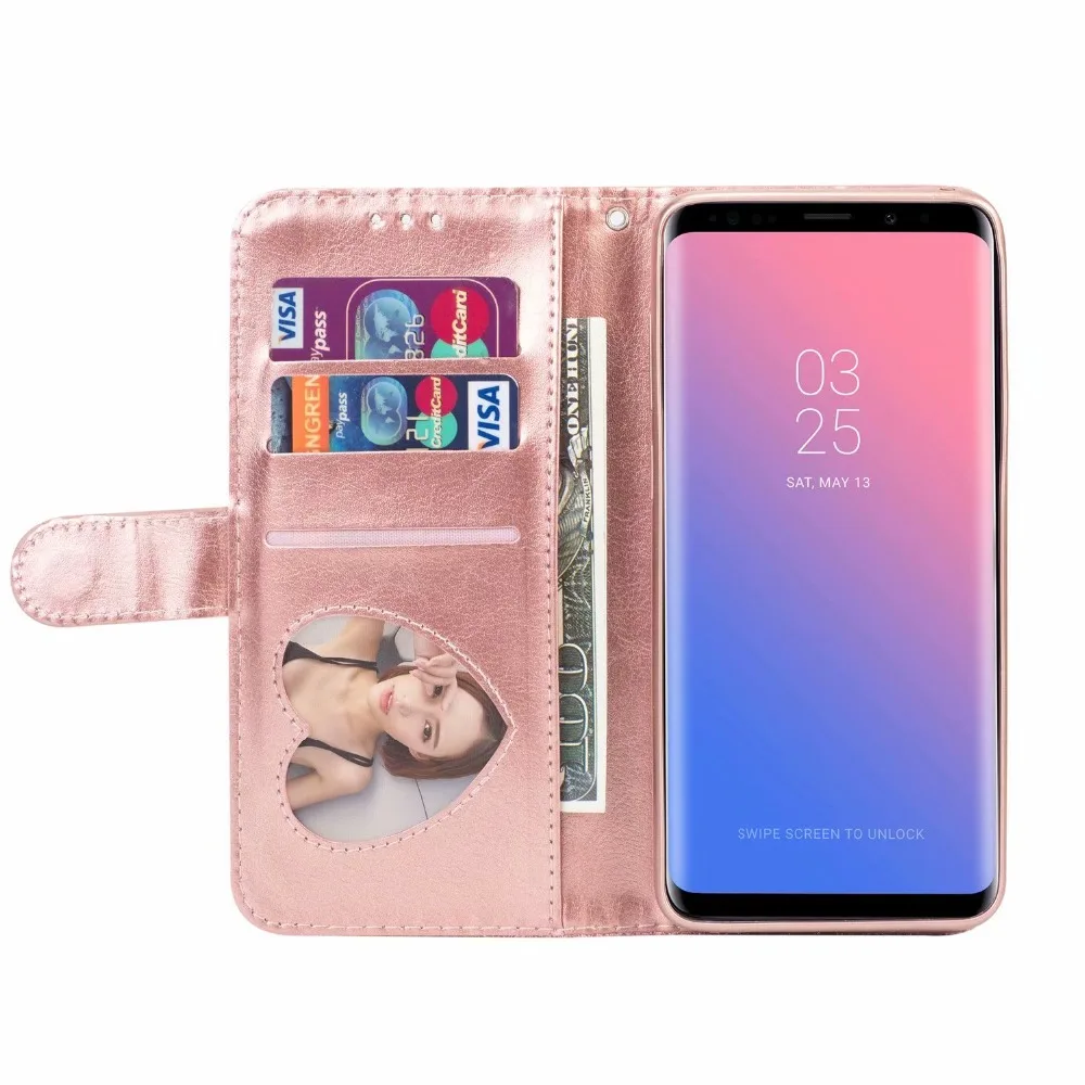 Wallet PU Leather Case For Samsung Galaxy S11 S10 E S9 S8 Plus S6 S7 Edge Note 10 Pro 8 9 Glitter Silicone Card Slot Flip Cover