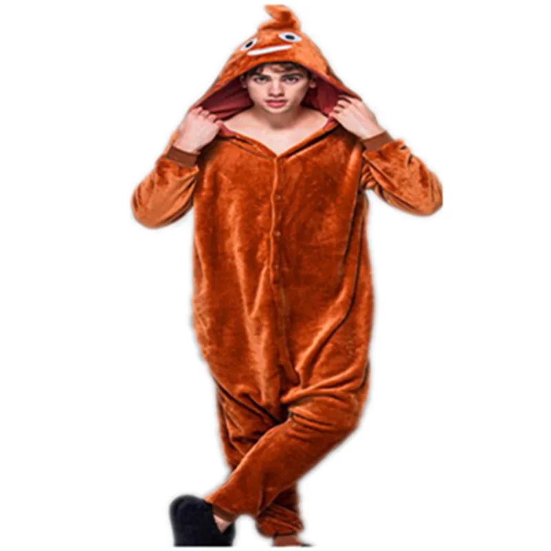 Новый мультфильм Шутка Пародия фекалий табурет Onesie Хэллоуин вечерние Косплэй