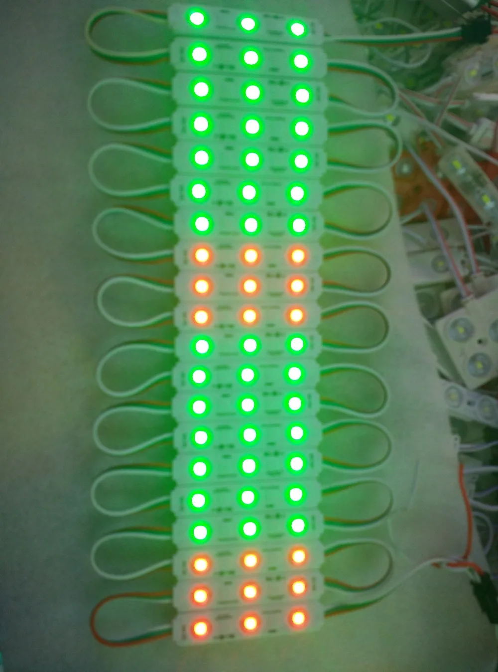100 шт. WS2811 2811 IC 3 светодиодный 5050 RGB цифровой пиксельный светильник водонепроницаемый 12 В + 21 клавиша