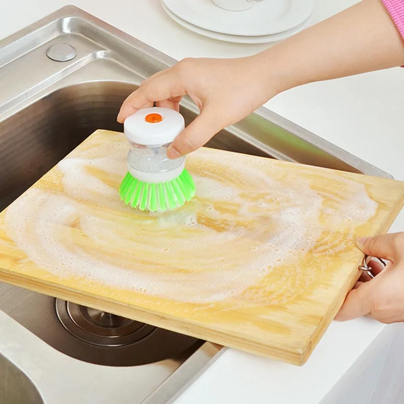 Милая Удобная Чистящая щетка для мытья гидравлического скруббера, прочный очиститель для кухонной посуды разных цветов HY99 DC28