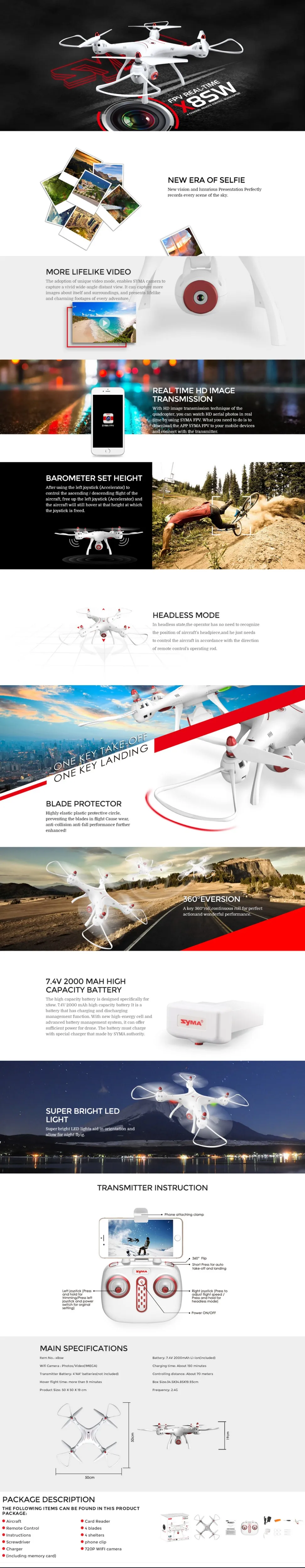 SYMA X8SW FPV REAL-TIME THE NEW DRONE - FPV Quadco