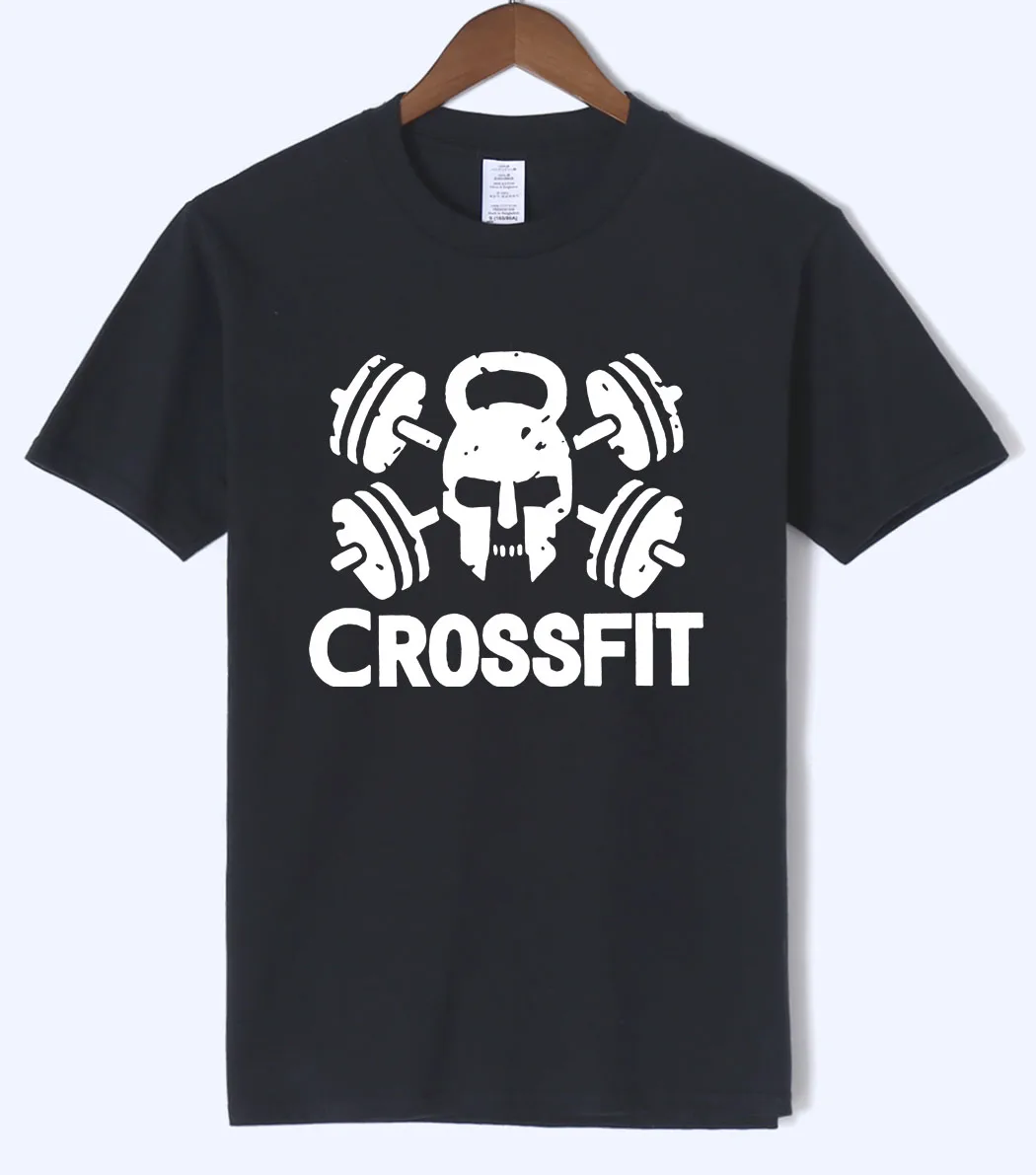 Buy Hot CrossFit Men T shirt 2018 Summer High Quality