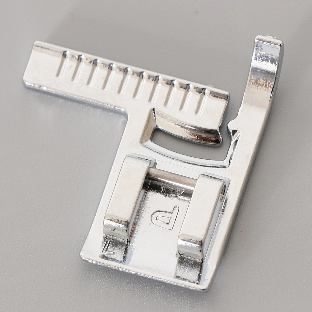 Stitch Guide Sewing Machine Presser Foot with Ruler - Fits Singer Brother Babylock Janome Juki All Low Shank Snap-On