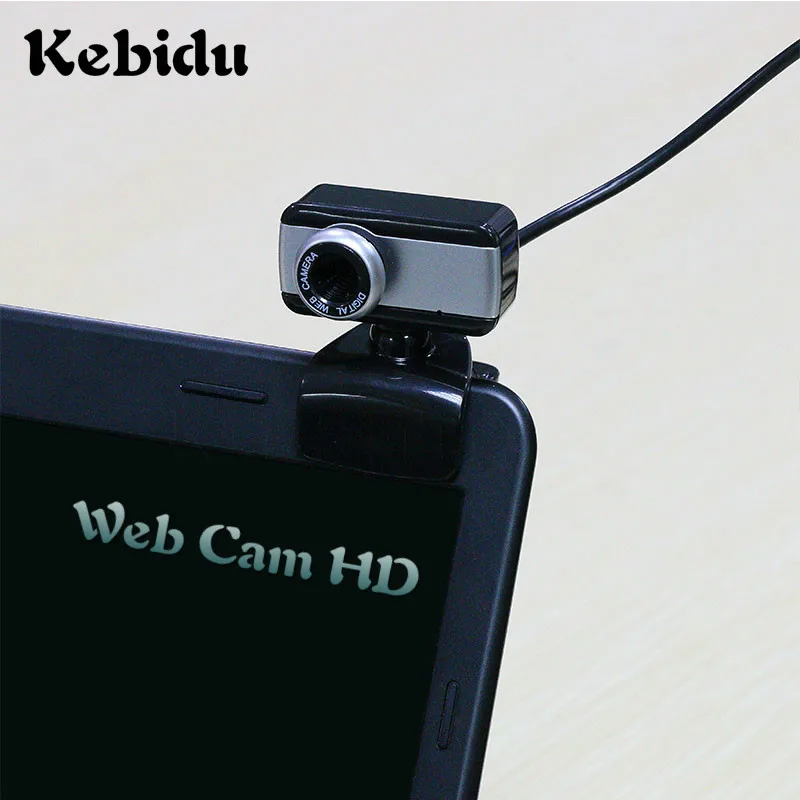 

Kebidu Digital Web Cam HD USB 50M Mega Pixel Webcam Stylish Rotate Camera With Mic Microphone Clip for PC Laptop Notebook Comput