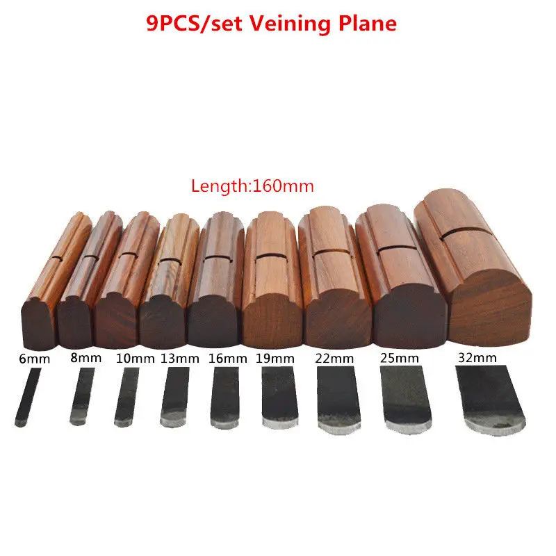Столярный инструмент Veining Plane W185 9 шт./компл.|Рубанки| |
