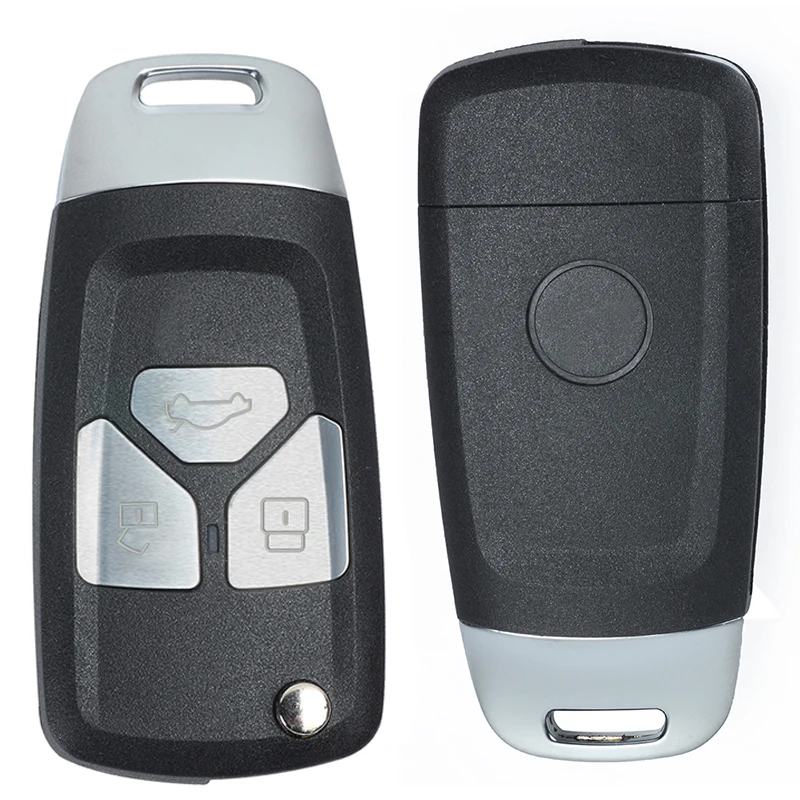 KEYECU 1x/2x433,92 МГц 4D60 чип FCC ID: SAKS-01TX Модернизированный флип дистанционный ключ-брелок от машины 3B DW04R лезвие для Chevrolet Optra Lacetti
