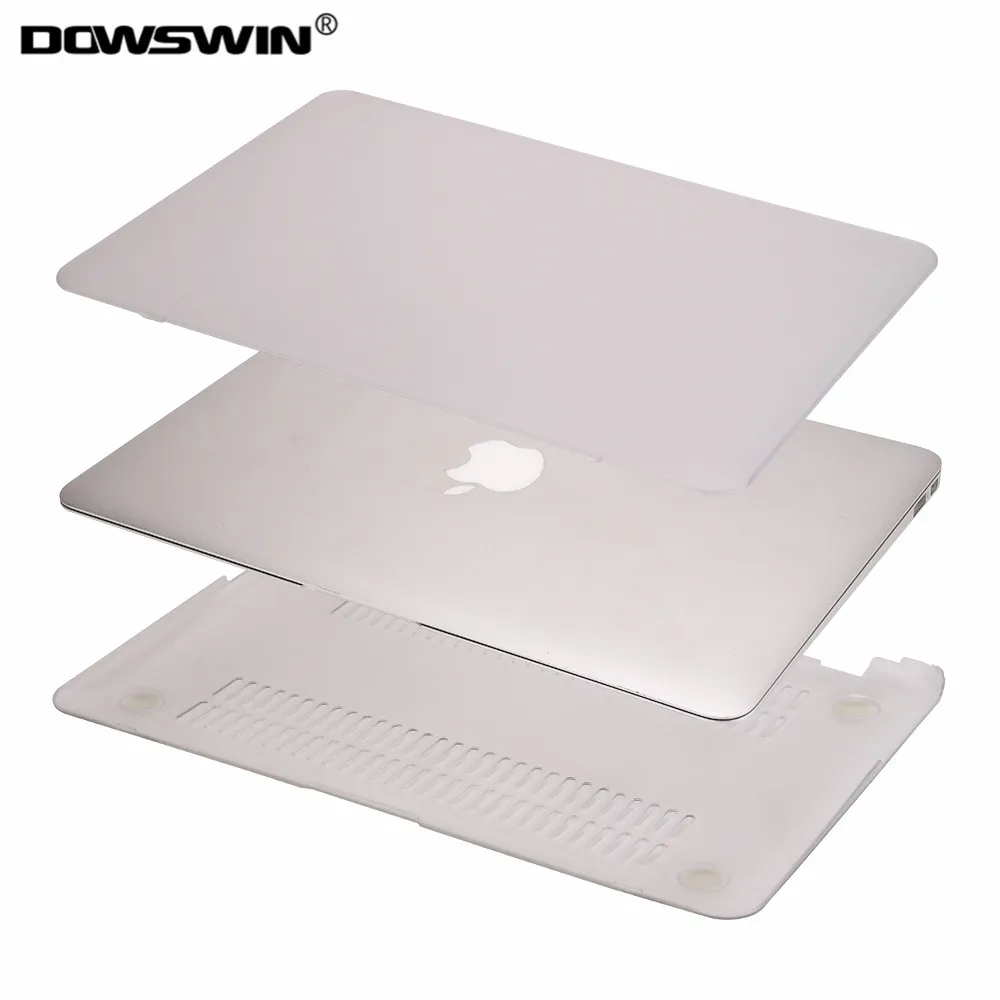 Чехол для macbook air 13 Прозрачный матовый чехол DOWSWIN полная защита жесткий из