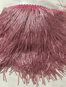 

15cm high class beaded Fringe Ribbon Trim Fringe Tassel Lace Trim Jolin-5628 for party dress decoration