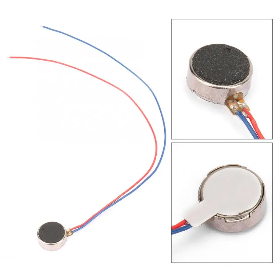 DC 3V 0 02 W 0.08A 8x3mm щетка микровибрационный двигатель клей плоская монета|Двигатель