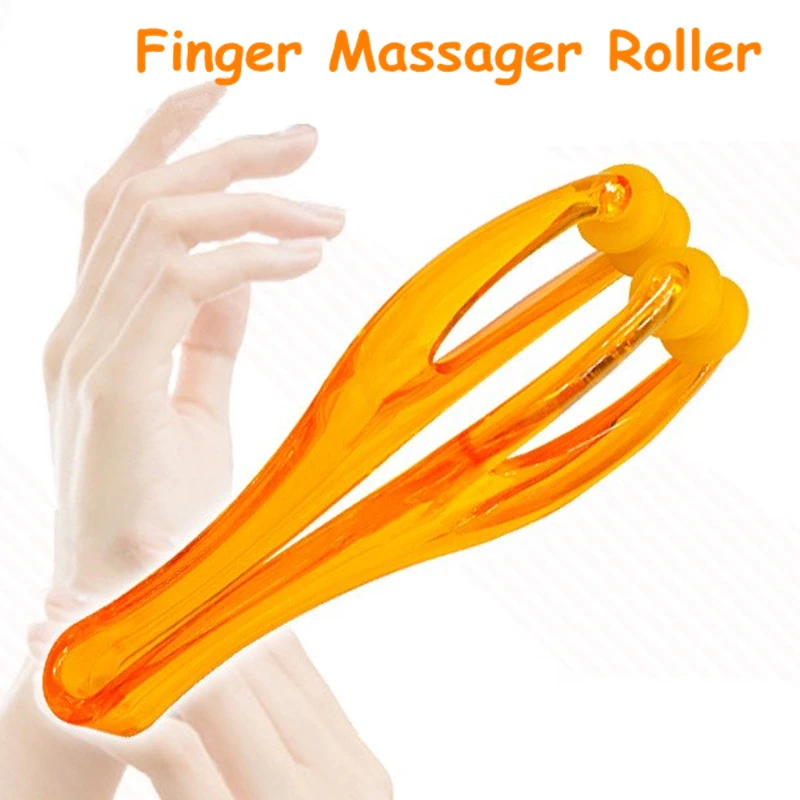 Finger Joints Hand Massager Improve Blood Circulation 2 Rollers Elastic
