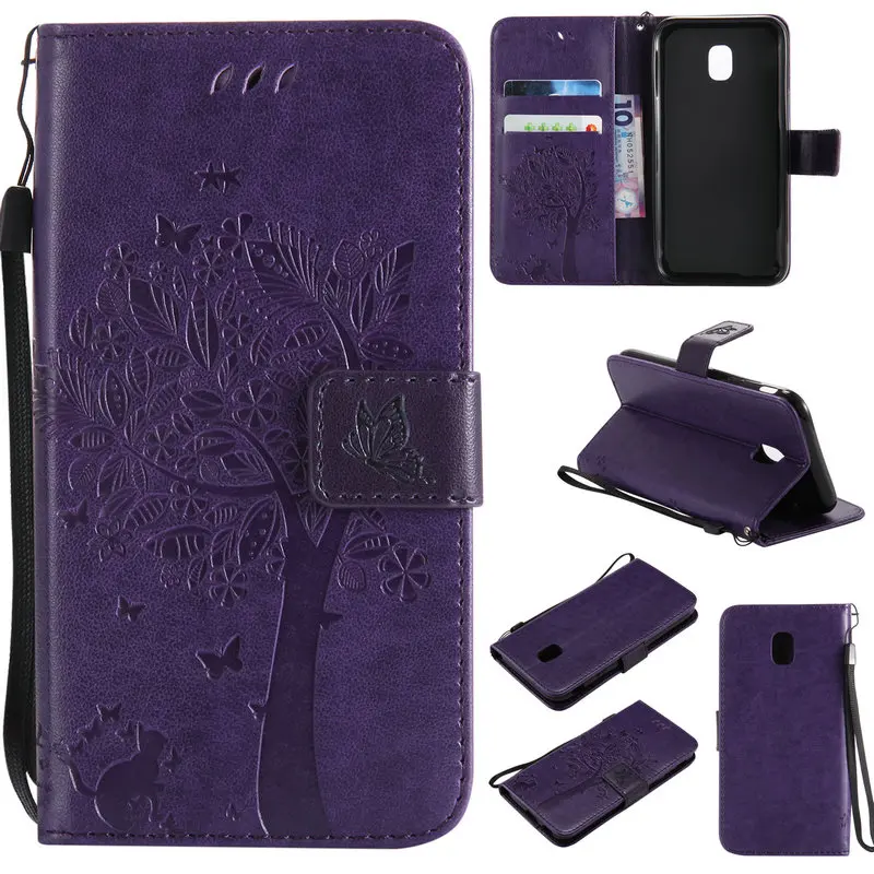 PU Leather Magnet Flip Cover for Samsung galaxy J330 Case Luxury Wallet Stand Armor Coque J3 2017 | Мобильные телефоны и