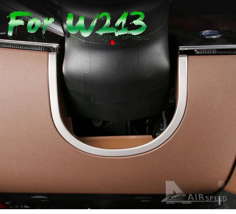  Mercedes Benz E Class W213 Car Steering Wheel Decorative Trim Silver Interior Mouldings Car Accessories Car Styling (1)
