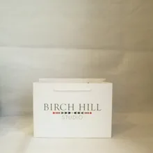 Дизайн переработанная пользовательская сверхмощная многоразовая белая матовая ламинированная сумка-шопер упаковка для покупок бумажная сумка с хлопковой ручкой для подарка