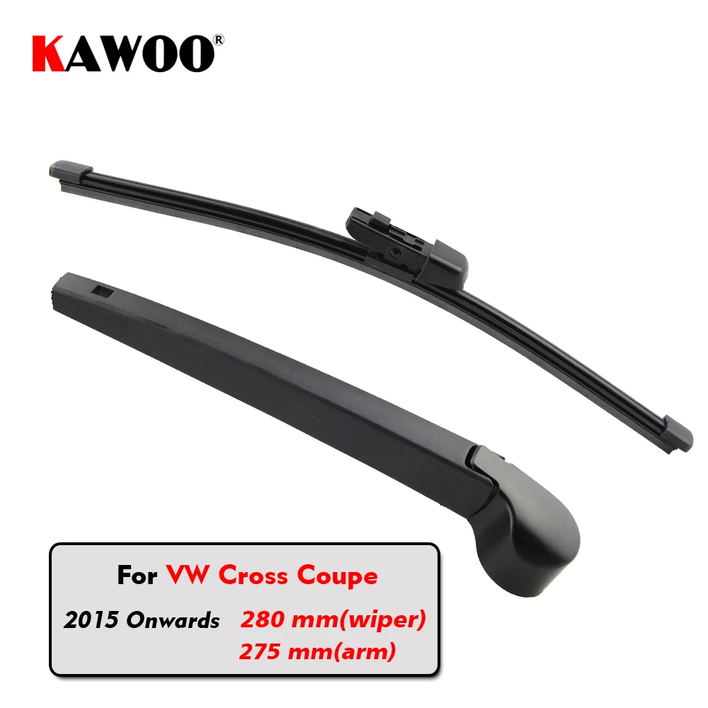 KAWOO Car Rear Wiper Blade Blades Back Window Wipers Arm For Volkswagen