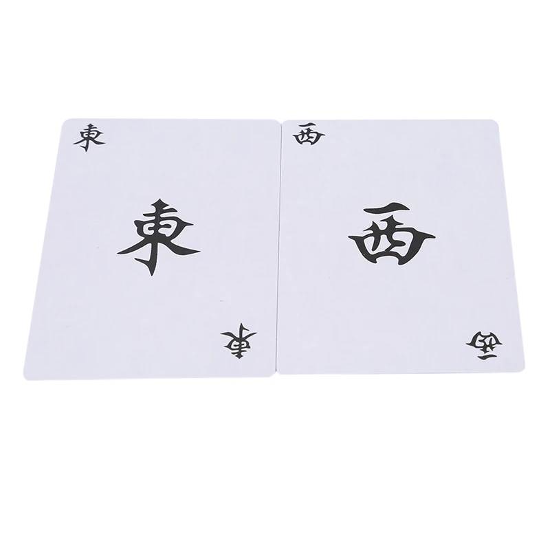 1 коробка 144 Бумаги маджонг ма-джонг китайский набор игральных карт для вечерние забавные игры