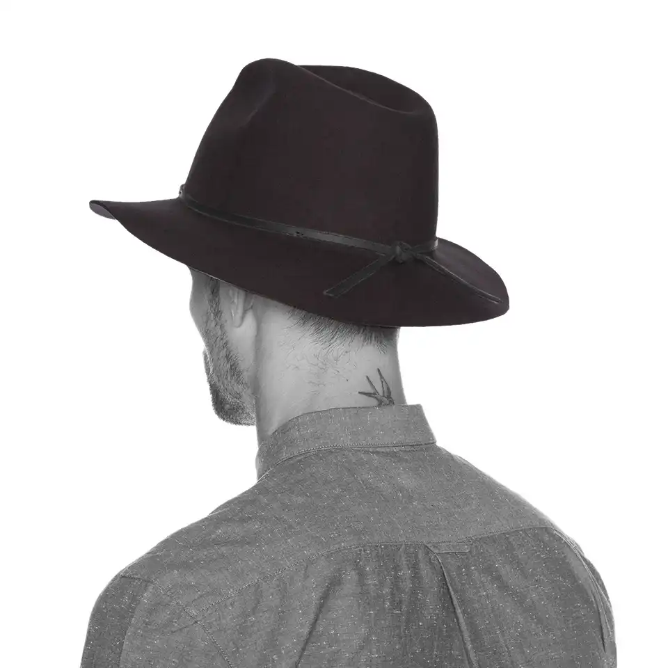 floppy felt fedora hat