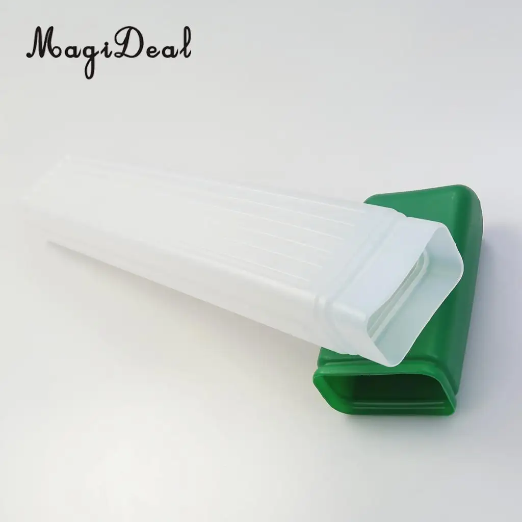 41x6cm Plastic Clear Knitting Needle Crochet Hook Tube Case Holder Storage Case 