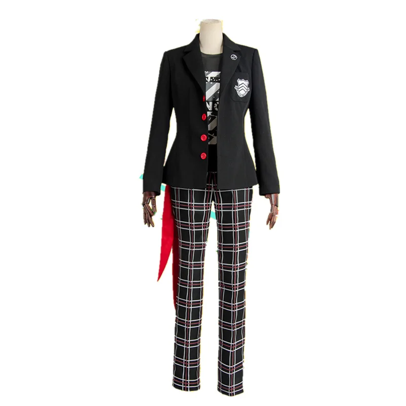 

SBluuCosplay Dancing Star Night Joker Protagonist Akira Kurusu Cosplay Costume Custom Made