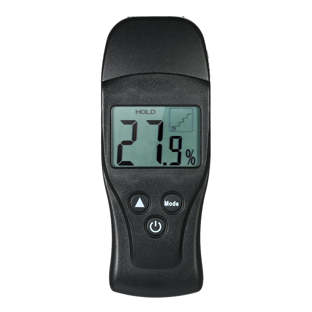 Hygrometer Handheld Mini Digital LCD Lumber Damp Moisture Meter Wood
