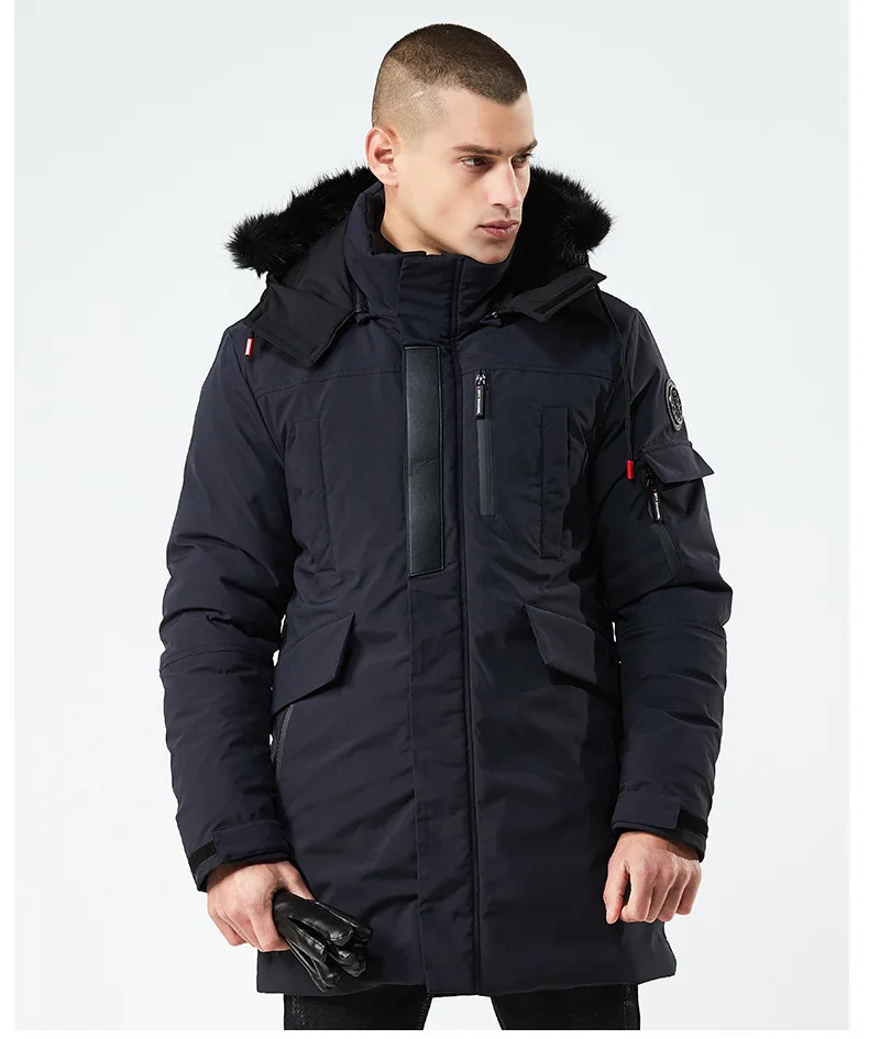 Mens winter jackets and coats new clothing high quality hooded thick windproof jacket fashion large size men winter coat ZZG138