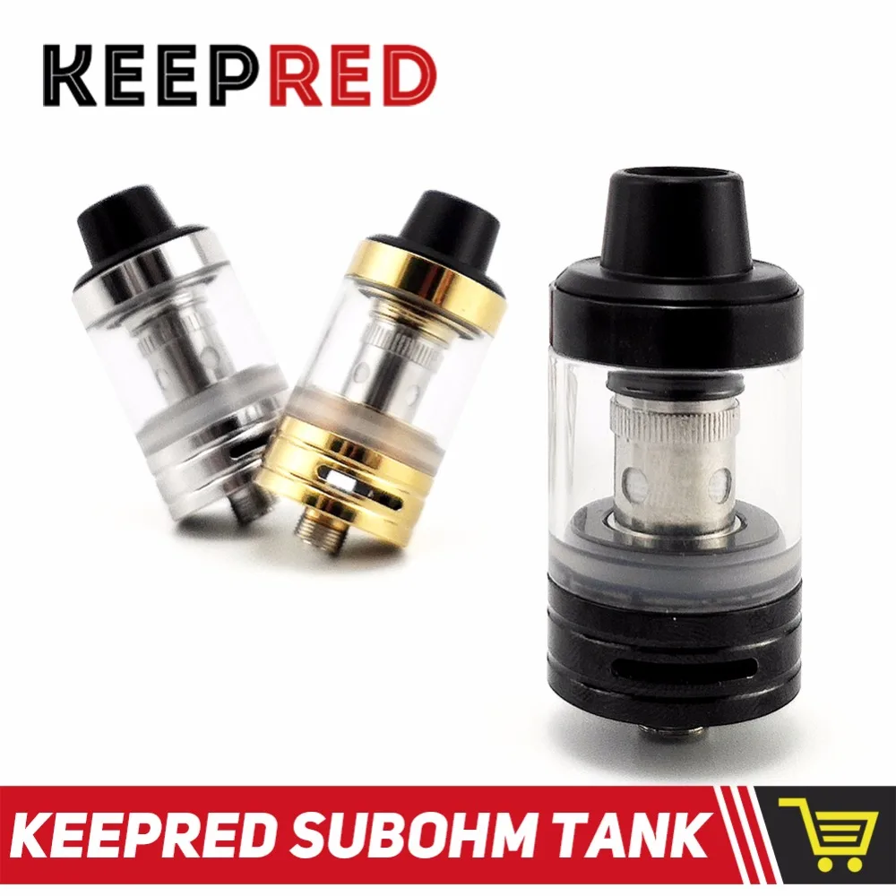

Keepred Subohm Tank Vape Tank 2.5ML Huge Cloud Elektronik Sigara Atomizer atomizador VS Manta Rta Tfv12 Melo 3 Mini Q16 Fog Tank