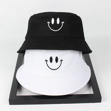 TUNICA, новинка, модная повседневная шляпа, для охоты, рыбалки, Панама, кепка, милая, с улыбающимся лицом, защита от солнца, хлопковая, Рыбацкая шапка