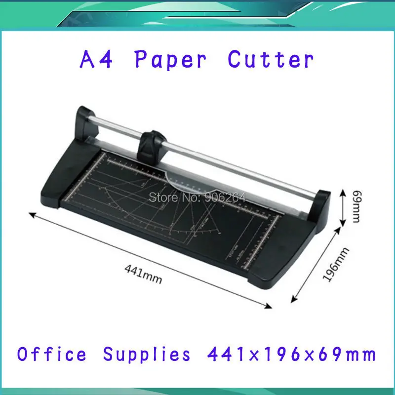 

Brand New Portable Paper Cutting MachineA4(441X196X69MM) Manual Paper Trimmer Cutter Blades Handmade Tool Office School Supplies