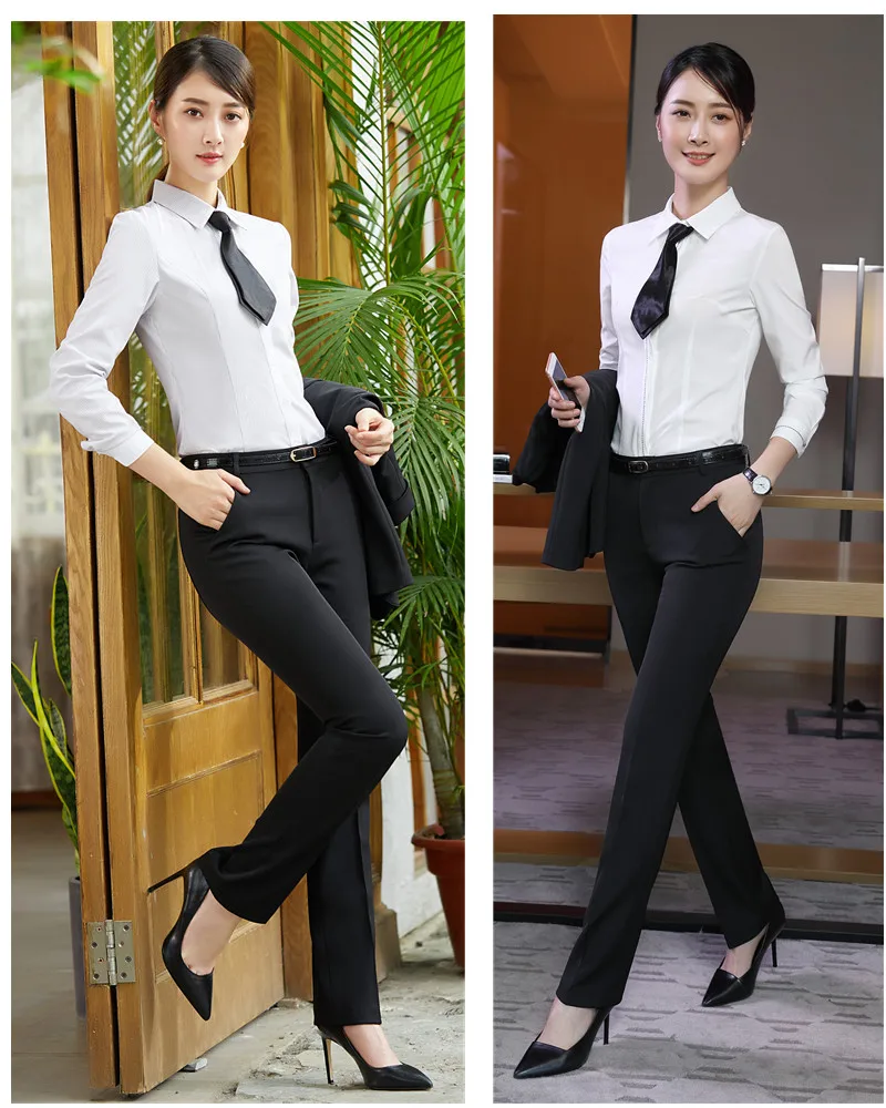 Naviu New Fashion High Quality Women Trousers Plus Size Formal Office Pants Slim Style Straight Bottom high waisted jeans