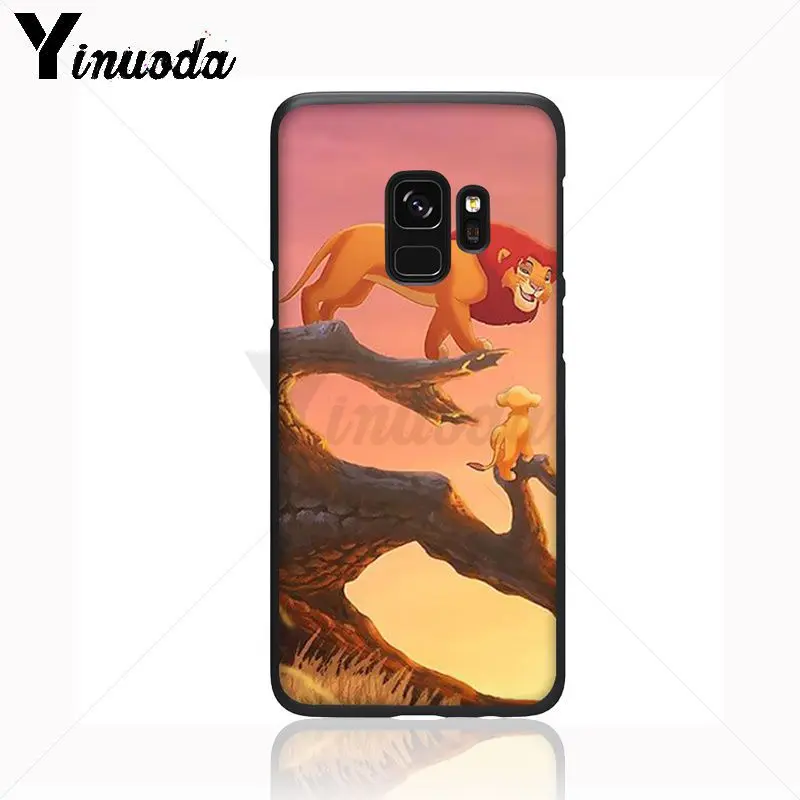 Yinuoda Акуна Матата Король Лев Мягкий силиконовый черный чехол для телефона samsung