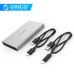 ORICO 2,5 дюймовый корпус HDD USB3.1 Gen2 к SATA3.0 супер Скорость 10 Гбит/с Тип C коробка жесткий диск SSD адаптер внешний корпус HDD