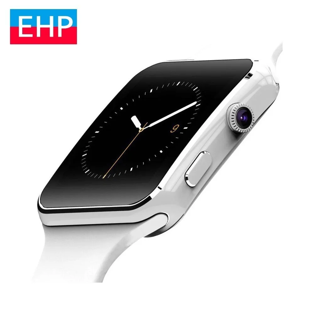 

Top Quality X6 Smart Watches with Camera Touch Screen Support SIM TF Card Bluetooth Smartwatch for Xiaomi For Apple Iphone