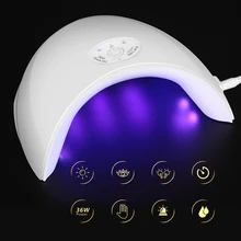36 Вт УФ лампа для ногтей Светодиодная УФ-лампа для ногтей сушилка для гель-лака Лак 12 Светодиодный s usb зарядка дизайн ногтей Маникюр Сушилка машина