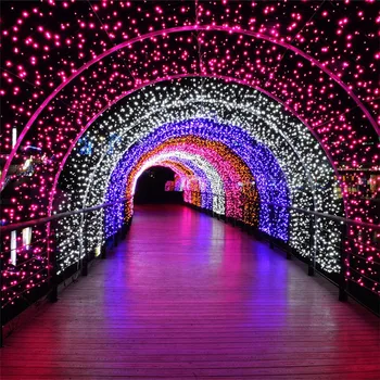 

LED Solar Energy Fairy Light String 8-Options Inside Outside Waterproof Xmas Holiday Night Party Room Yard Stage Decorations