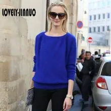 Тренд норковый кашемировый свитер для женщин норковые кашемировые пуловеры свитер T-show, в розницу и оптом большие размеры S155