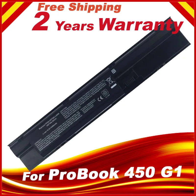 HSW  6cell 5200mAh FP06 FP09 Battery For HP ProBook 440 445 450 455 470 G0 G1 HSTNN-UB4J HSTNN-W92C HSTNN-W94C 707616-851