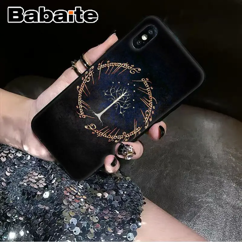 Babaite Властелин Колец Хоббит Мягкий силиконовый чехол для телефона чехол для iPhone 8 7 6 6S Plus 5 5S SE XR X XS MAX Coque Shell - Цвет: A11