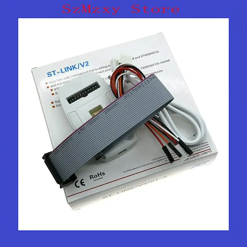 

2Sets ST-LINK/V2 debugger/programmer for STM8 and STM32 Connrecting JTAG/SWD