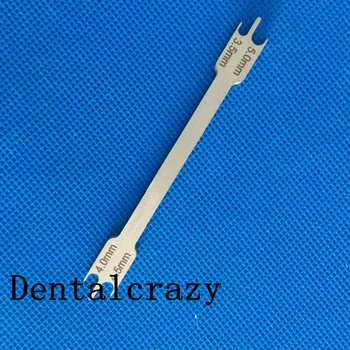 

New 1pc Dental Orthodontic Instruments Gauge Bracket locator Bracket size-4.0.4.5mm