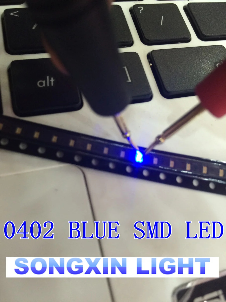50 шт. SMD/SMT 3 в ультра яркий светодиодный диодный чип поверхностного монтажа 0402 1005