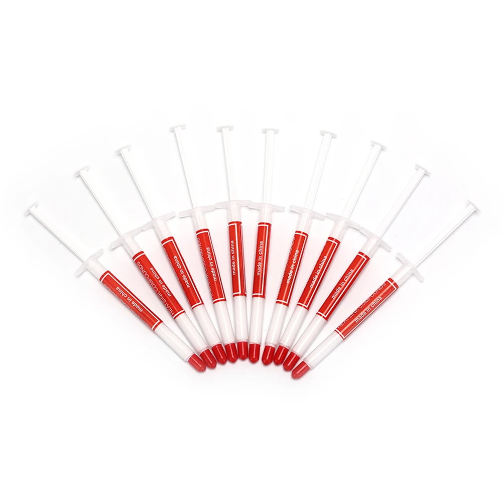 

2PCS HC-131 White Silicon Thermal Heatsink Compound Cooling Paste Grease PC CPU Processor