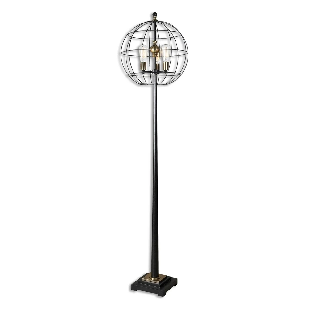 Uttermost Palla Round Cage Floor Lamp