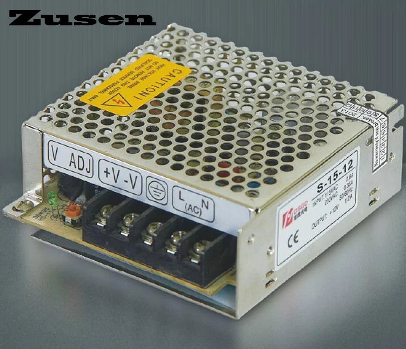 Zusen S-15W одиночный блок питания выходного выключателя в DC 5V 12V 15V 24V | Обустройство