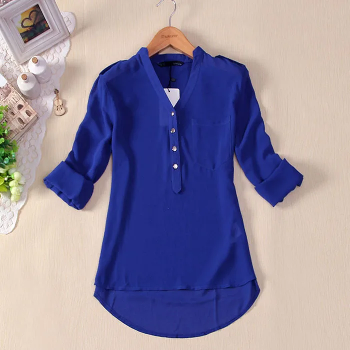 

Free Ostrich Chiffon Blouse 2019 Women Clothing Long Sleeve Autumn Brand Shirt Casual Loose Oversized Top Chemise Femme C0940